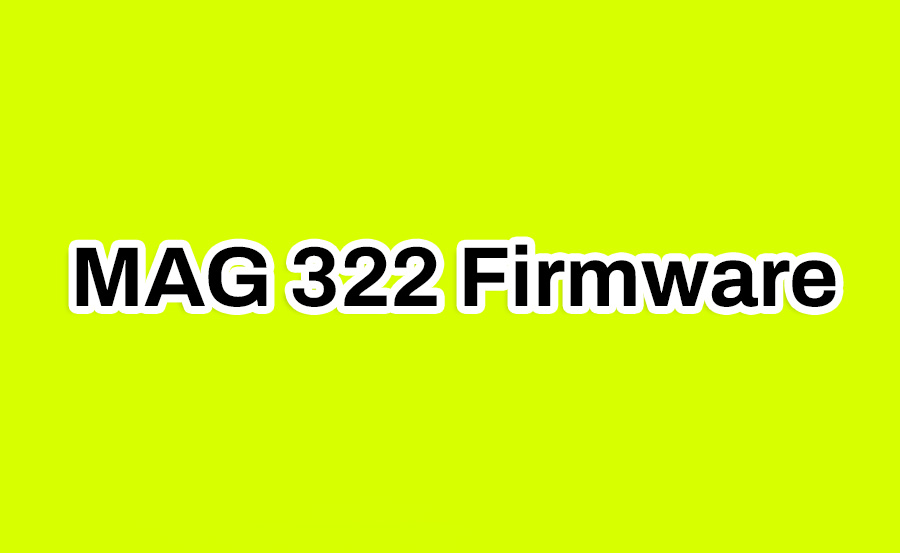 Updating MAG 322 Firmware: Easy Steps to Follow